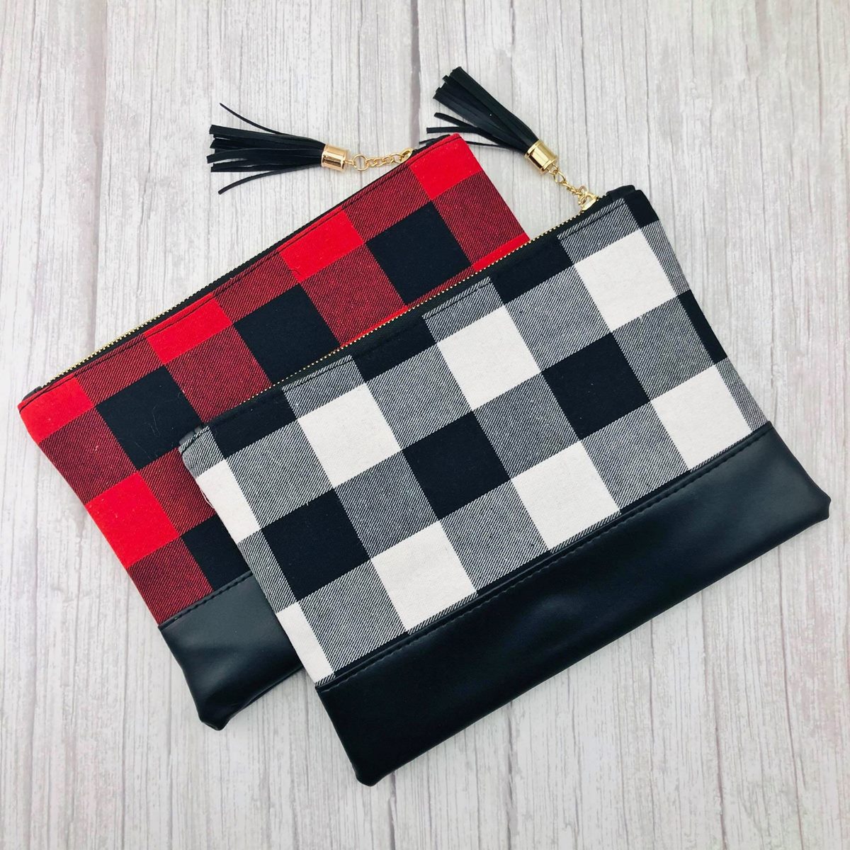 15 Incredible Black And Red Plaid Cosmetic Case for 2024