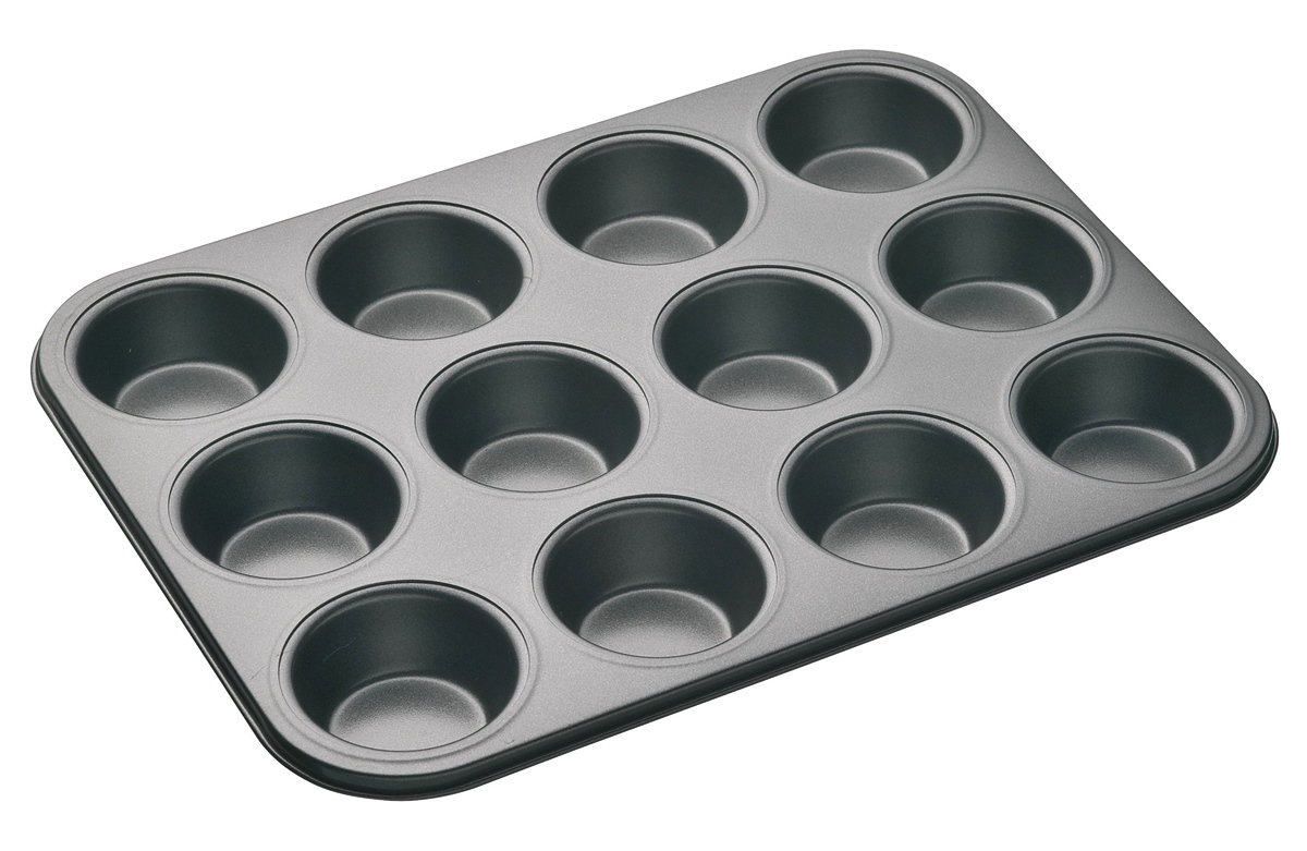 Vnray Silicone Muffin Baking Pan & Large Cupcake Tray 12 Cup - Nonstick  Cake Molds/Tin, Silicon Bakeware, BPA Free, Dishwasher & Microwave Safe (12