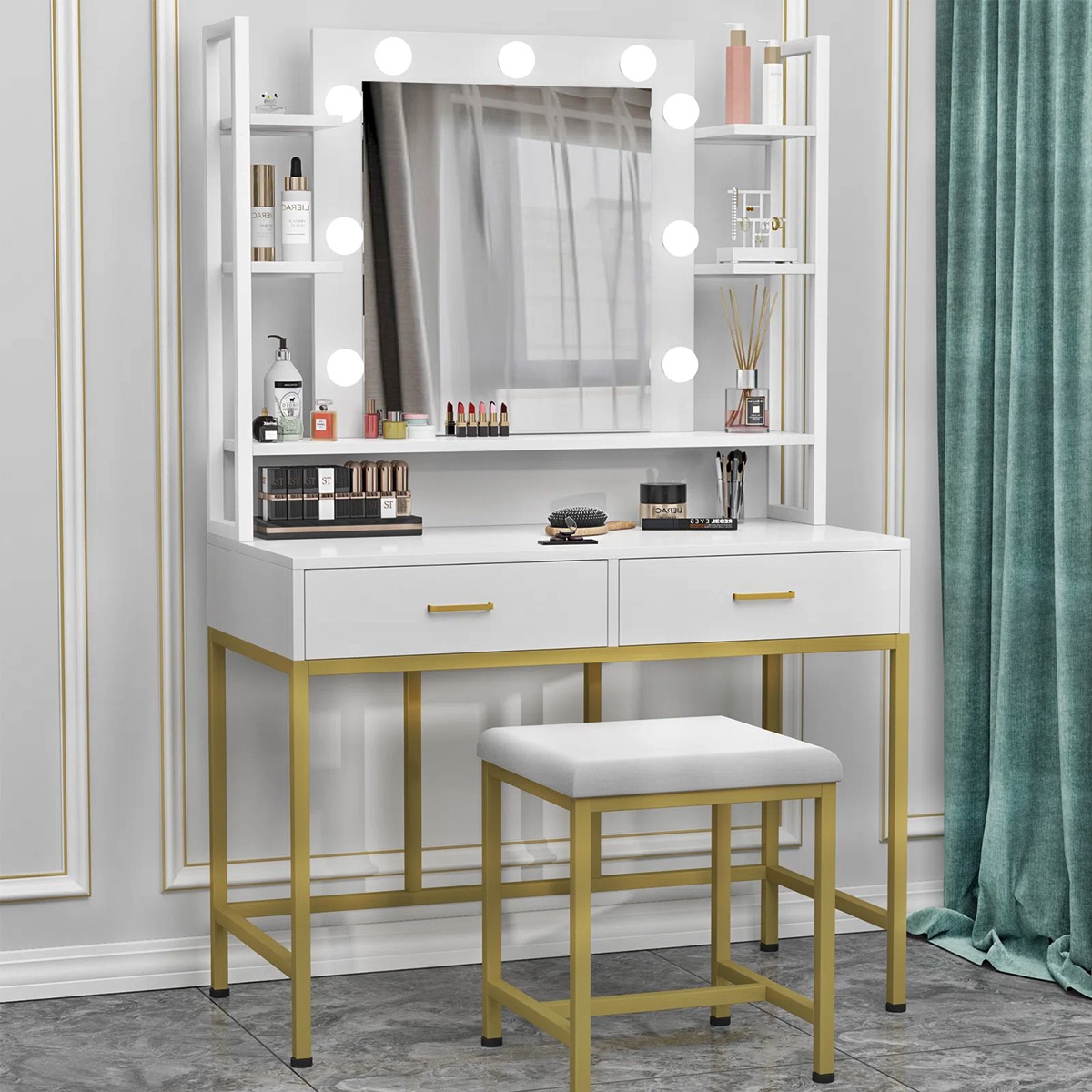 15 Incredible Vanity Table With Lighted Mirror for 2024