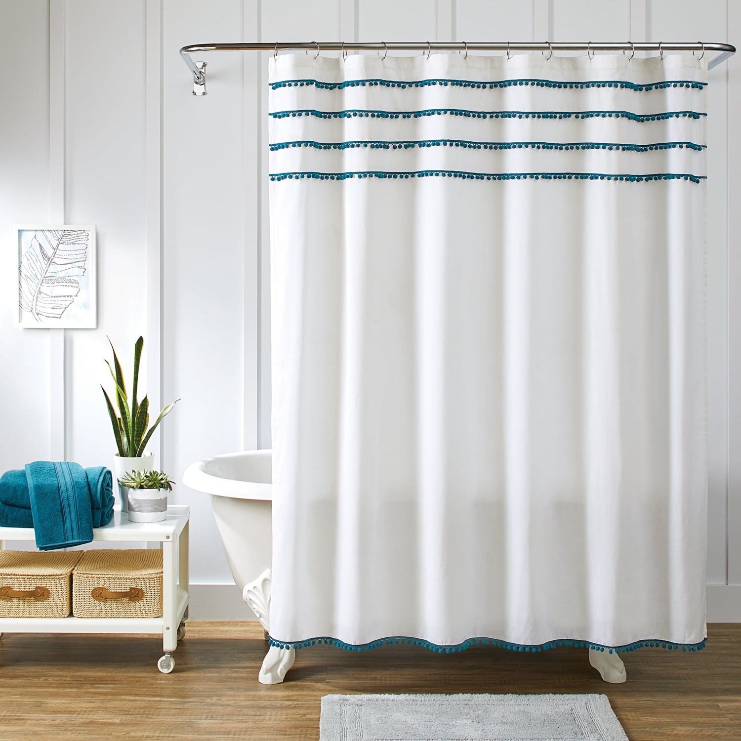 15 Superior White Fabric Shower Curtain for 2024