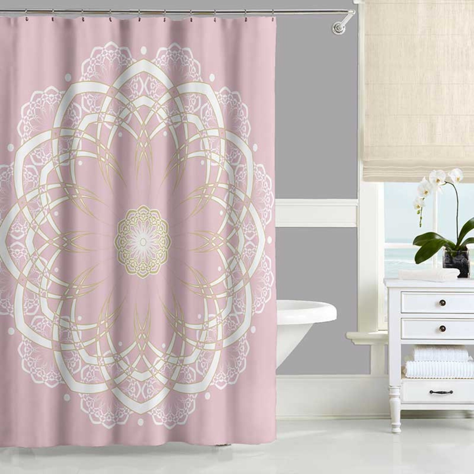15 Unbelievable Pink Shower Curtain for 2023