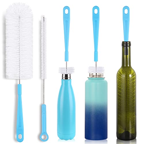 MR.SIGA 5 Pack Bottle Brush Cleaning Set with Storage Holder, Cleaning  Brushes for Long Narrow Neck Bottles, Water Bottles, Baby Bottles,  Tumblers