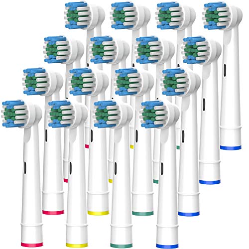 16 Pack Electric Toothbrush Replacement Heads / Compatible with Oral B Braun
