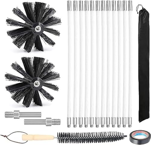 16FT Chimney Sweep Kit - Efficient and Easy Chimney Cleaning Solution