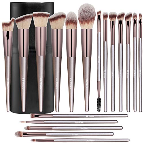 18-Piece Premium Synthetic Makeup Brush Set