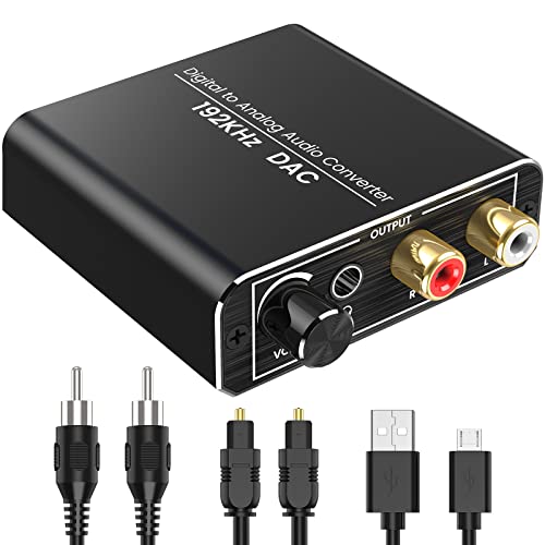 192KHz Digital to Analog Audio Converter, Aluminum