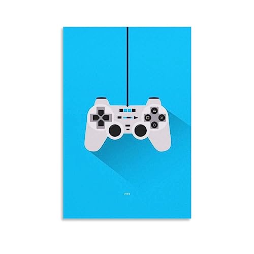 1994 Colorful Game Controller Gamepad Canvas Painting Posters And Prints Wall Art Living Room Home D Poster Canvas Artwork Prints Rustic Farmhouse Decorations for Living Room Bathroom Bedroom 24x36inc