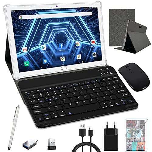 2-in-1 Android Tablet with 4G LTE, Keyboard, and More