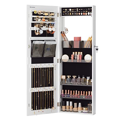 2-in-1 Jewelry Cabinet with Full-Length Mirror