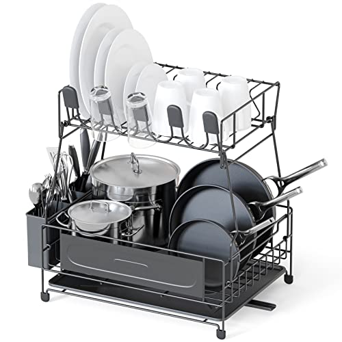 2-in-1 Kitchen Dish Drying Rack