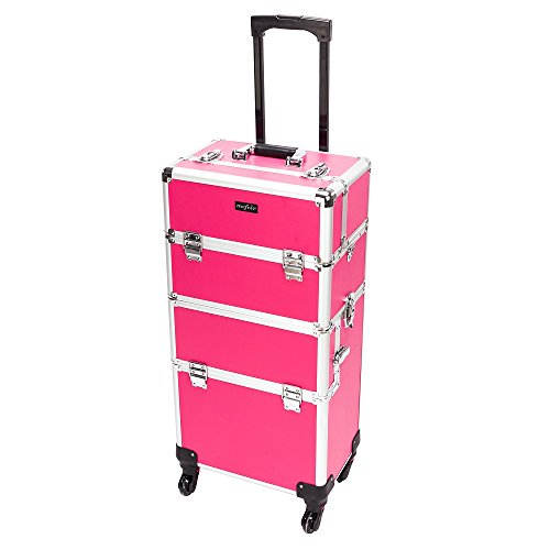 2 in 1 Rolling Makeup Train Case