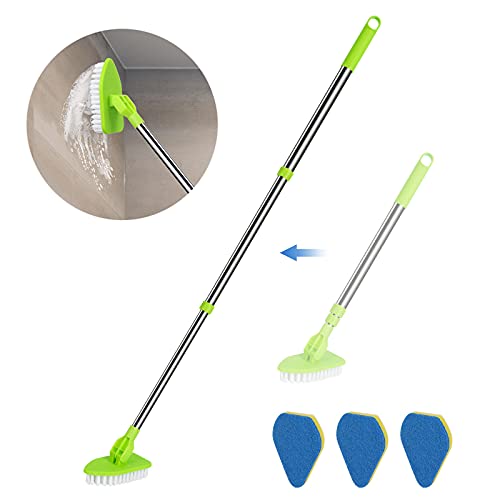 2 in 1 Scrub Cleaning Brush with Extendable Handle