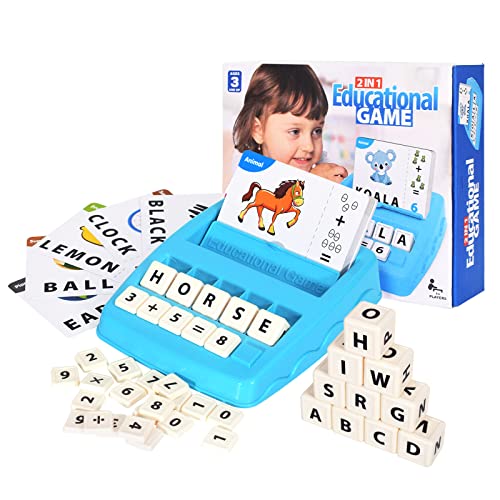 2 in 1 Spelling Puzzle & Reading Educational Toys for Kids