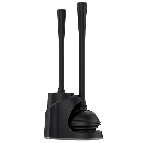 2-in-1 Toilet Brush and Plunger Set