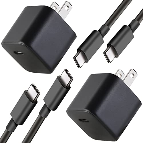 [2 Pack] 15W USB-C Fast Charger for New Kindle Fire Tablets with 6.6Ft USB-C Cable