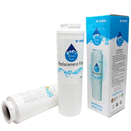 2-Pack Denali Pure Replacement for Viking RWFFR Refrigerator Water Filter - Compatible with Viking UKF8001 Fridge Water Filter Cartridge