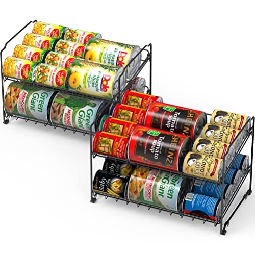 MOOACE Can Organizer for Pantry, Can Rack Organizer Holds up 60