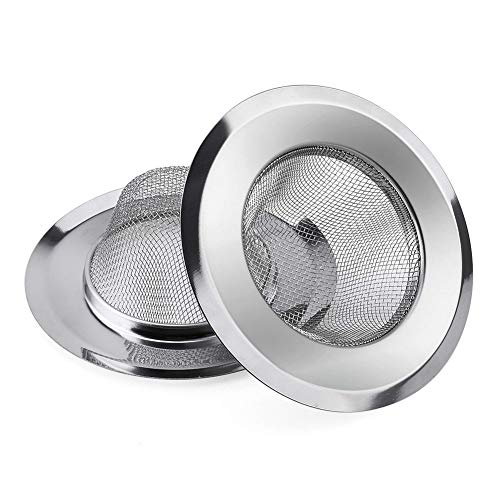 2 Pack Sink Strainer Bathroom Sink, Utility, Slop, Laundry, RV and Lavatory Sink Drain Strainer