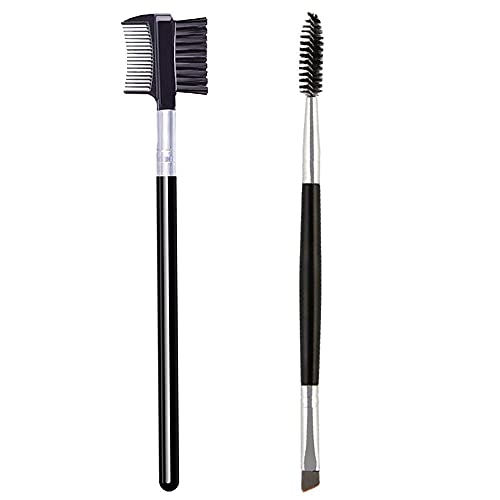 2 Pcs Eyebrow Brush Eyelash Comb Spoolie Brushes Eyelash Brush Brow Brush (Style-5)