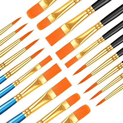 20 Pcs Paint Brush Set