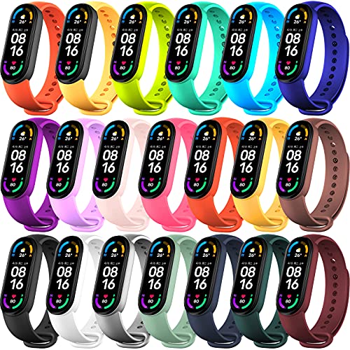 20-Piece Strap Replacement for Xiaomi Mi Band 6 / 5 / Amazfit Band 5