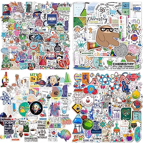 200PCS Science Laboratory Mixed Stickers