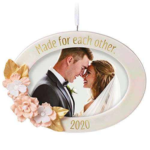 2020 Made For Each Other Wedding Porcelain Photo Frame Ornament