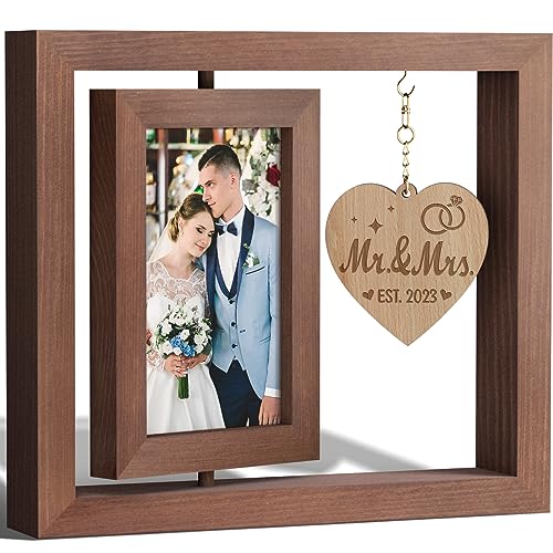 2023 Mr and Mrs Picture Frame for 4x6 Pictures