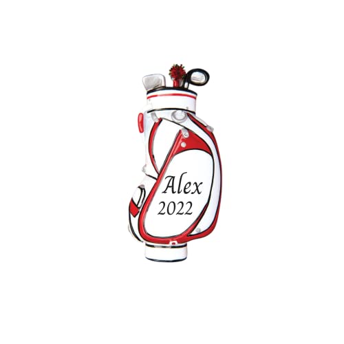 2023 Personalized Golf Bag Christmas Ornament