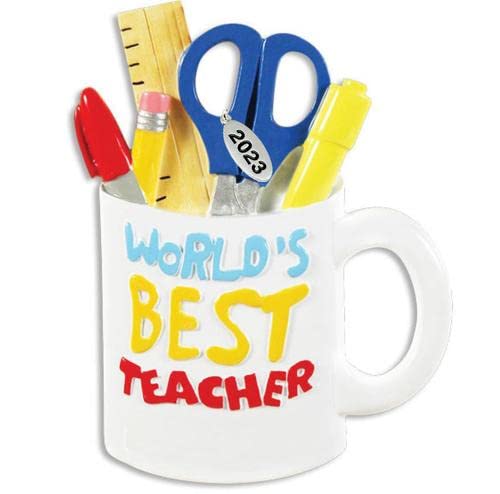 2023 Teacher Ornament - Personalized Christmas Gift for Teachers