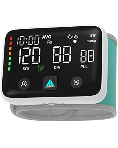 2023 Wrist BP Monitor - Rechargeable Machine with Large LED Display