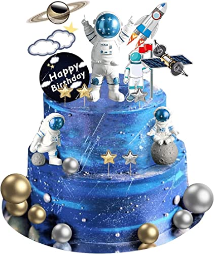 22 Pcs Space Cake Topper