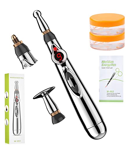 3-in-1 Massage Acupuncture Pen with Massaging Gel