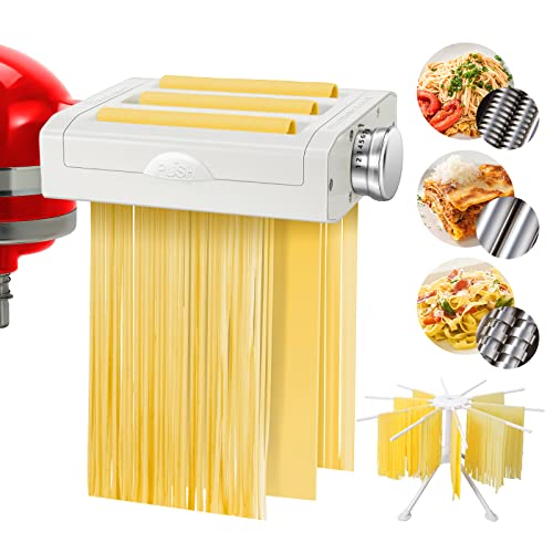 3-in-1 Pasta Maker Attachment for Kitchenaid Mixers