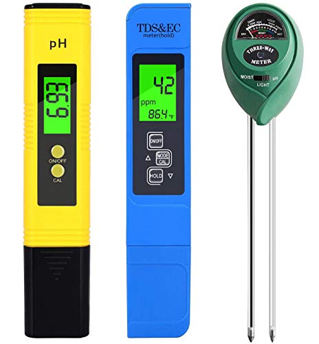 3-in-1 PH, TDS, and Soil Tester Kit