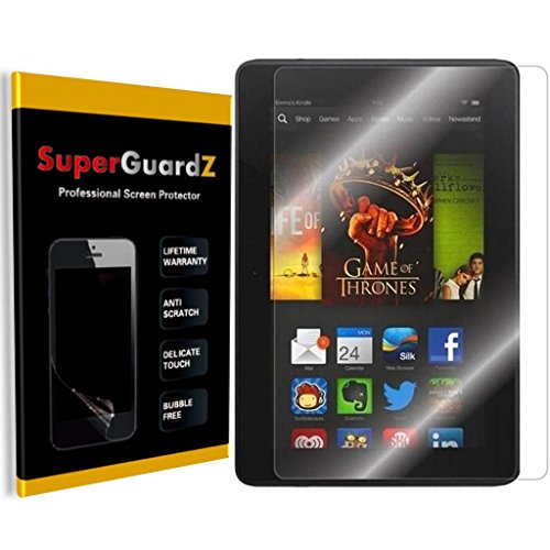 [3-Pack] for Kindle Fire HDX 7 (3rd Gen, 2013 Release) - SuperGuardZ Anti-Glare Matte Screen Protector, Anti-Fingerprint, Anti-Scratch, Anti-Bubble