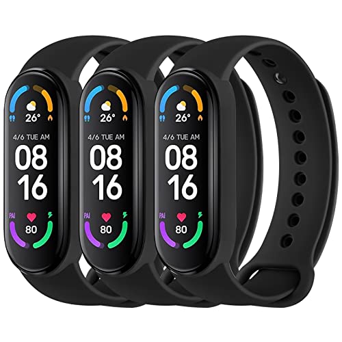 3 Pack Sport Bands for Mi Band 5 & 6