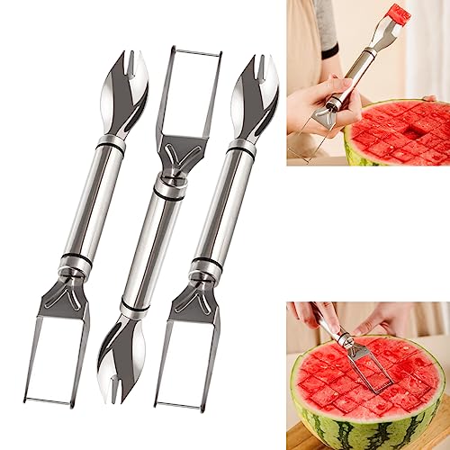 3 Pack Watermelon Fruit Fork Slicer Cutter