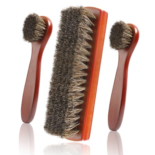 3-Piece Shoe Cleaning Brush Set