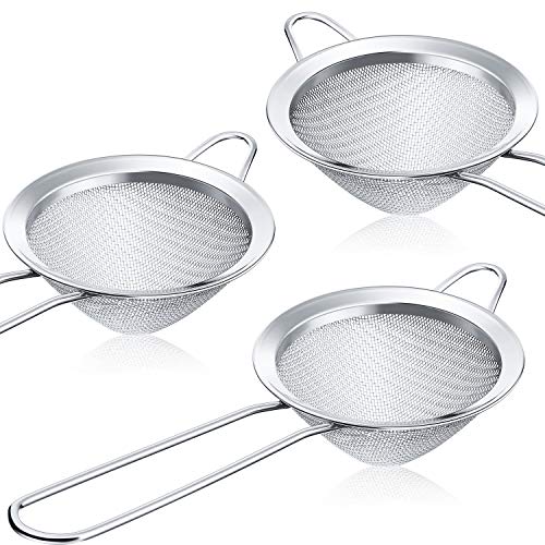 3-Piece Stainless Steel Tea Strainers