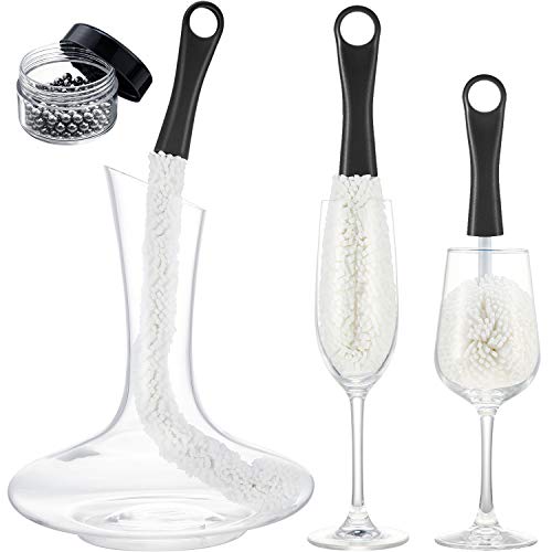 3 Pieces Wine Decanter Cleaning Brush
