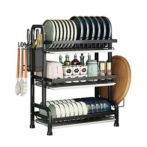 3-Tier Large Capacity Dish Drying Rack