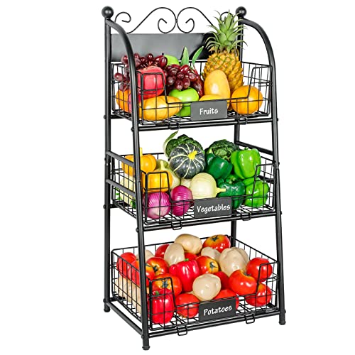 3 Tier Vegetables Storage Basket Stand