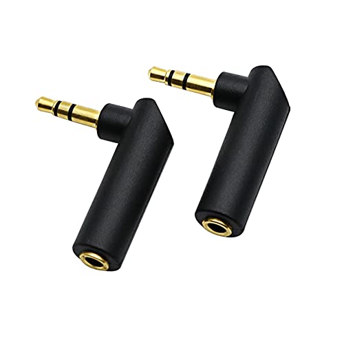 3.5mm Angle Male to Female Audio Adapter