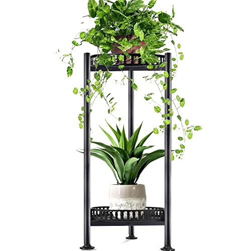 30'' Tall Metal Plant Stand for Indoor and Outdoor Use