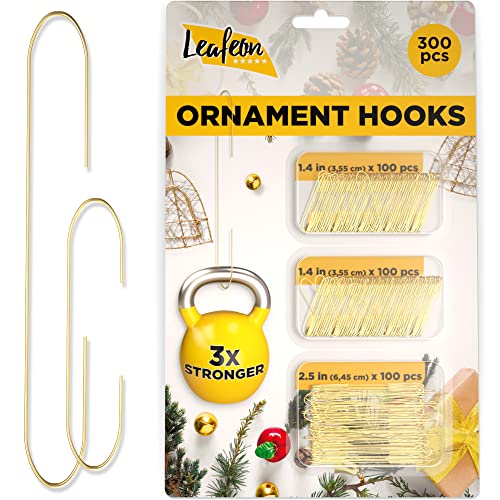 10/100Pcs Christmas Ornament Hooks Stainless Steel S-Shaped Hanger