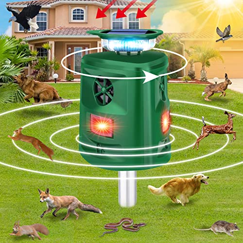 Angveirt Plug-in Mice Repellent Ultrasonic Pest Repeller Rodent Repellent  Electronic Mouse Deterrent Rat Control with Ultrasounds 12 Strobe Lights  for