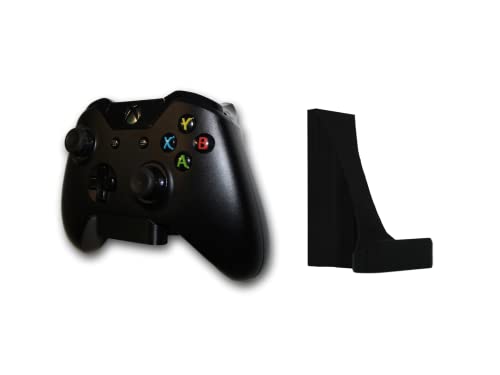 3d Lasers Lab Floating Display for Xbox ONE/Series X & S Controllers (1 Pack, Black) | Shelf | Minimalism | Organize & Storage | Wall Tape & Kit Included