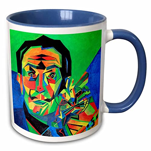 3dRose Dali Abstract Mug, Multicolor