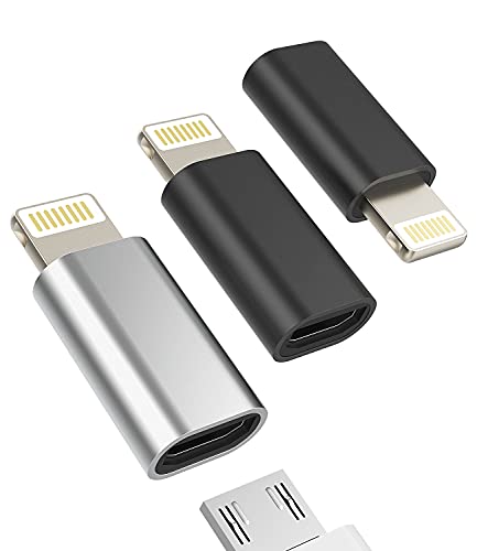 3Pack Lightning to Micro USB Adapter
